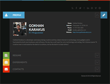 Tablet Screenshot of gokhankarakus.com